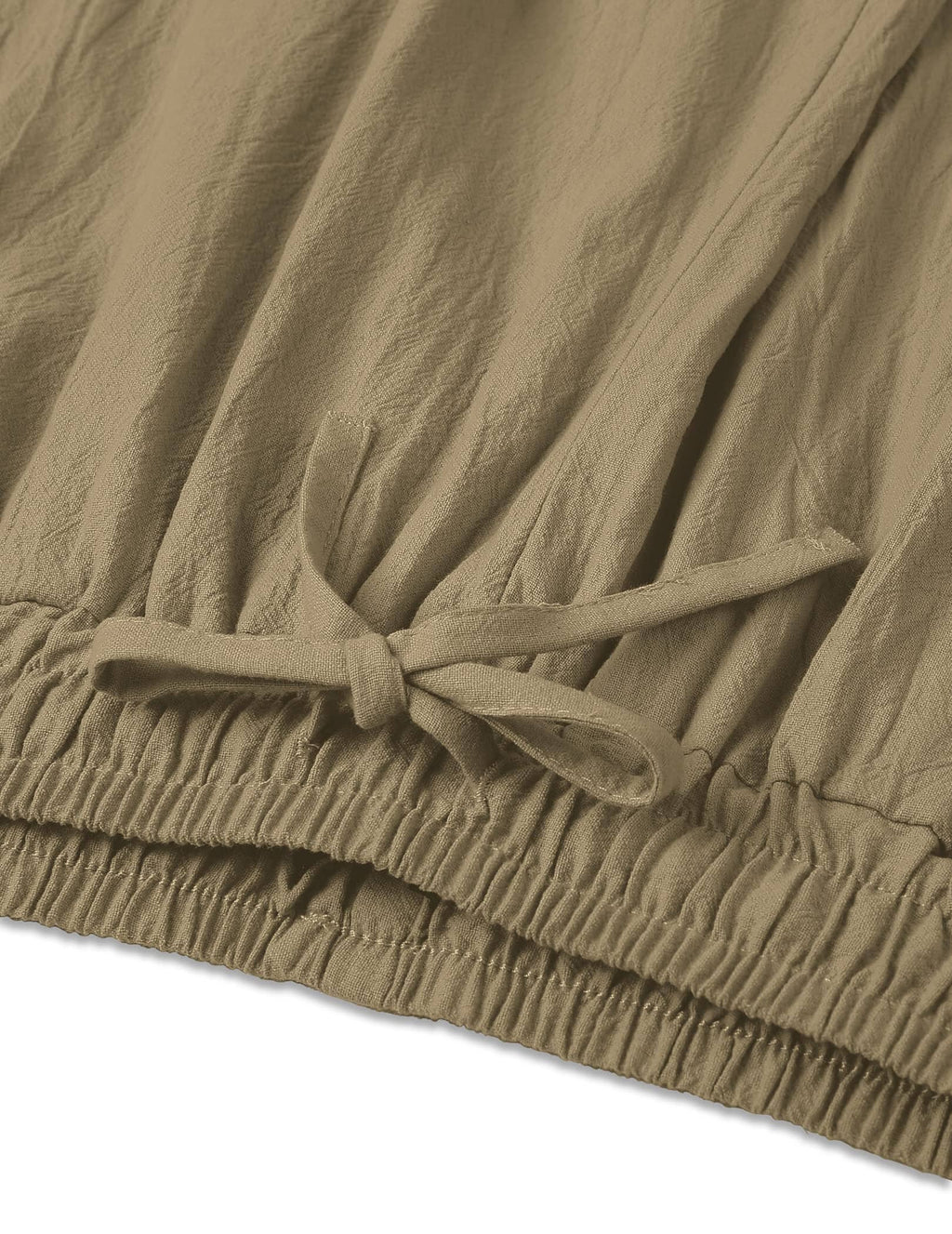 Baumwolle Leinen Stil Lockere Yoga Hose