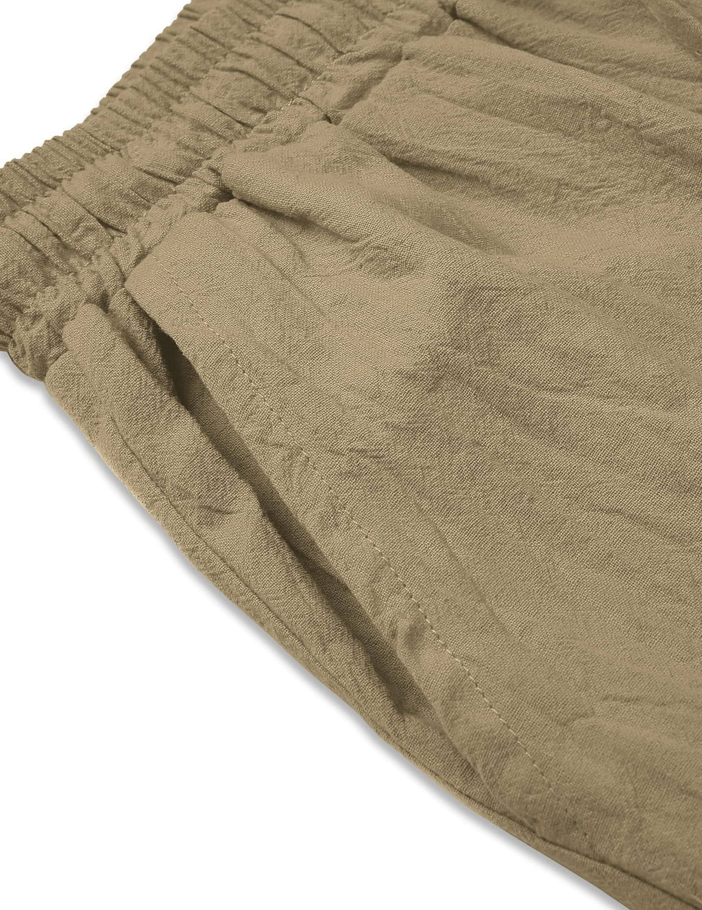 Baumwolle Leinen Stil Lockere Yoga Hose