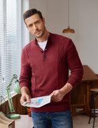 Twisted Stand Kragen Strick Pullover Pullover