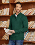 Twisted Stand Kragen Strick Pullover Pullover
