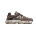 New Balance 9060 Schuhe Herren Braun Mushroom in Leder Scamosciata Casual