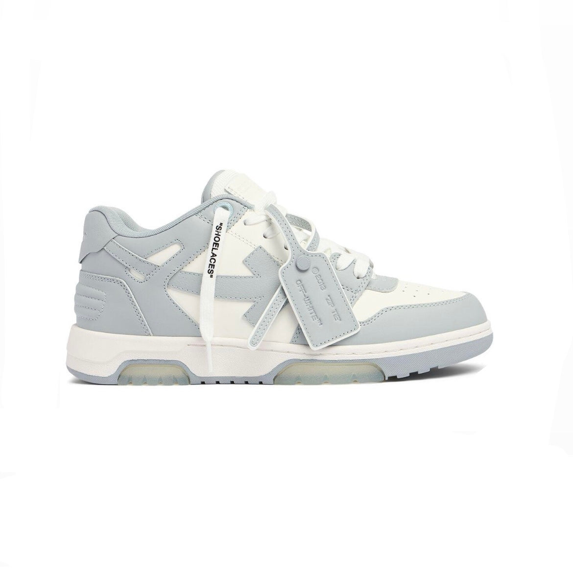 Off-Weiß Out Of Office Sneaker Leder Weiß und Grau Herren