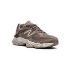 New Balance 9060 Schuhe Herren Braun Mushroom in Leder Scamosciata Casual