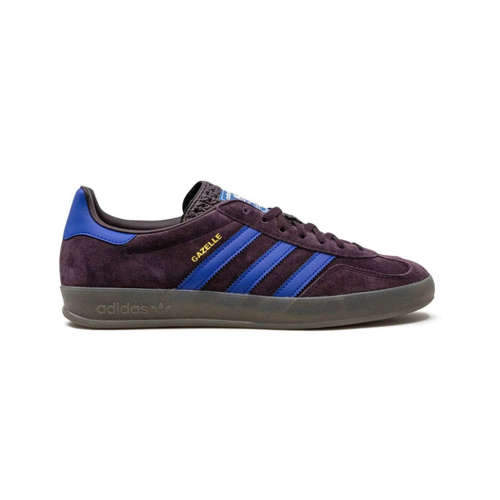 Sneaker Adidas Gazelle Indoor Violett Ombra und Blau Glänzend in Suede