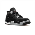 Nike Air Jordan 4 Schwarz Canvas Herren Sneaker Elegant