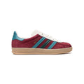 Sneaker Adidas Gazelle Bordeaux Collegiate mit Details Türkis
