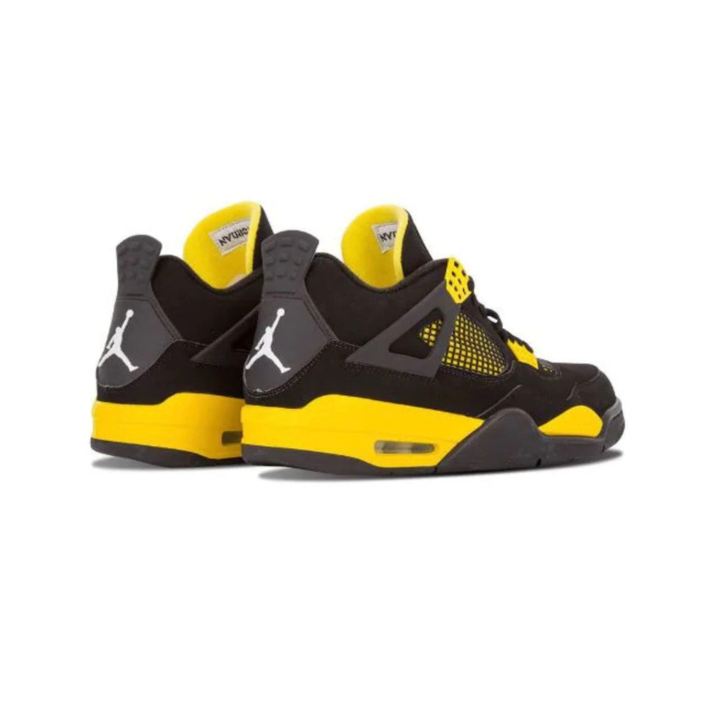 Nike Air Jordan 4 Retro Thunder Schwarz Gelb Herren