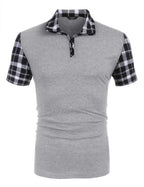 Stylish Slim Kurz Ärmel Polo T-Hemd