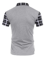 Stylish Slim Kurz Ärmel Polo T-Hemd