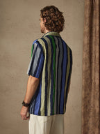 Cozy Stripe Baumwolle Strand Hemd
