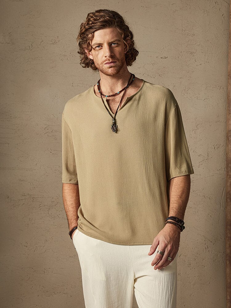 Baumwolle Uni Color Cozy Hemd