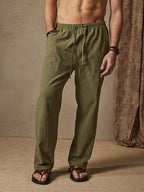 Casual Baumwolle Leinen Stil Hose