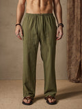 Casual Baumwolle Leinen Stil Hose