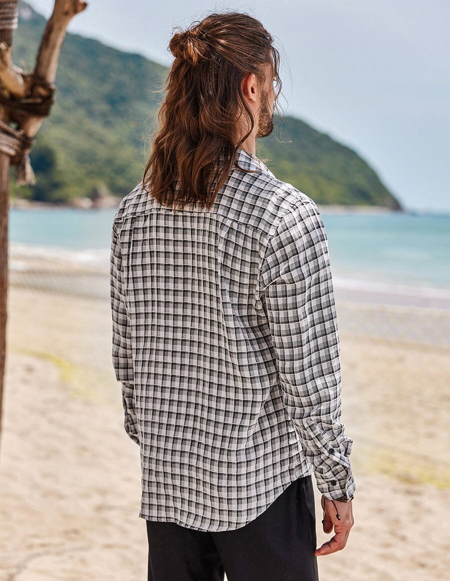 Plaid Baumwolle Hemd