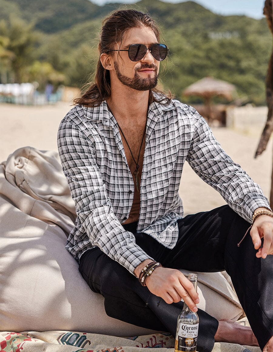 Plaid Baumwolle Hemd