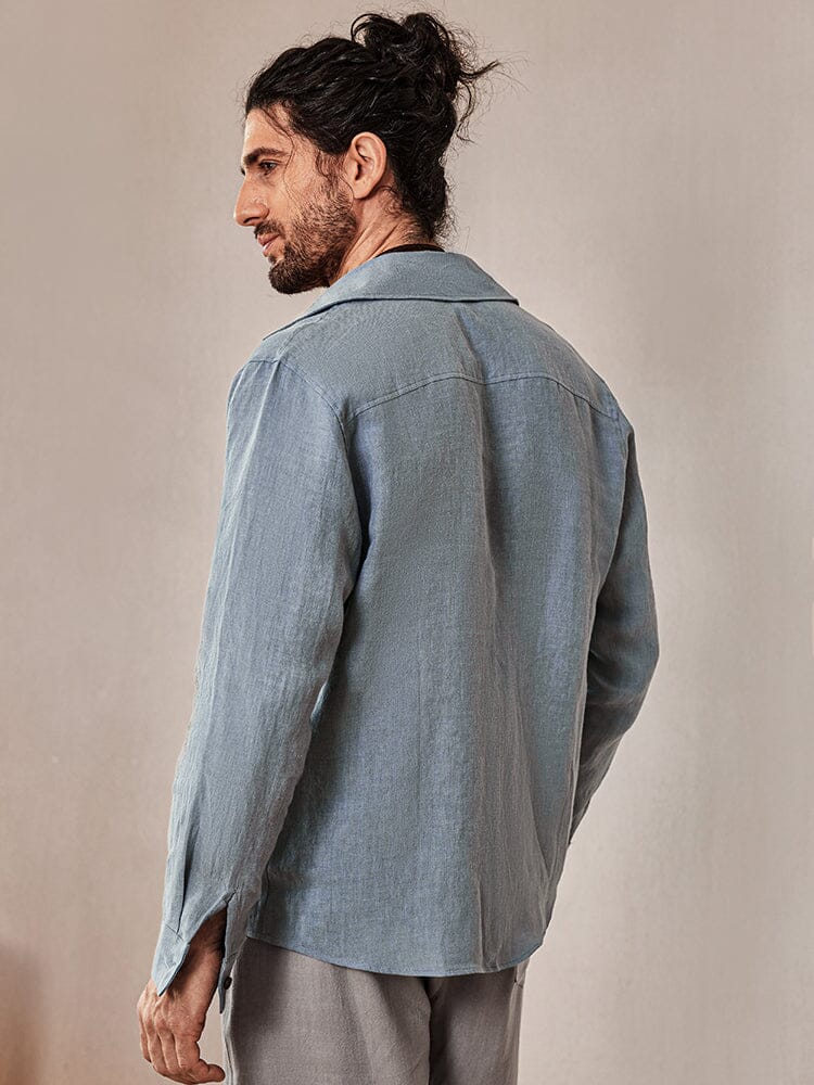 Casual Nature 100% Leinen Hemd