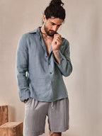 Casual Nature 100% Leinen Hemd