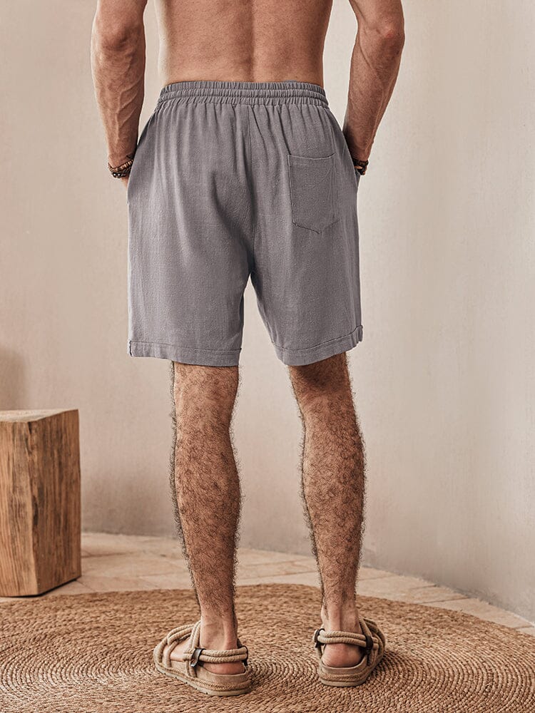 Casual Soft Leinen Blend Shorts