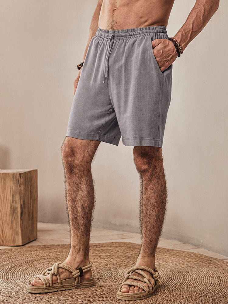 Casual Soft Leinen Blend Shorts