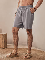 Casual Soft Leinen Blend Shorts