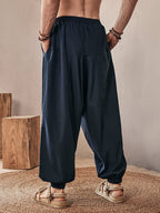 Cozy Leinen Blend Harem Hose