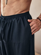 Cozy Leinen Blend Harem Hose