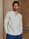 Casual Leinen Blend Hemd