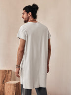 Soft Leinen Blend Lang Top