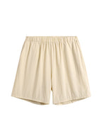 Casual Uni Color Baumwolle Leinen Strand Hemd Set