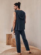 Soft Leinen Blend Tank Top Set