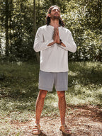 Casual Soft Leinen Blend Shorts