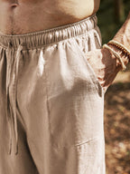 Eco-friendly 100% Leinen Hose