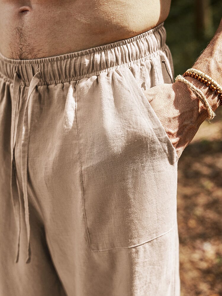 Eco-friendly 100% Leinen Hose