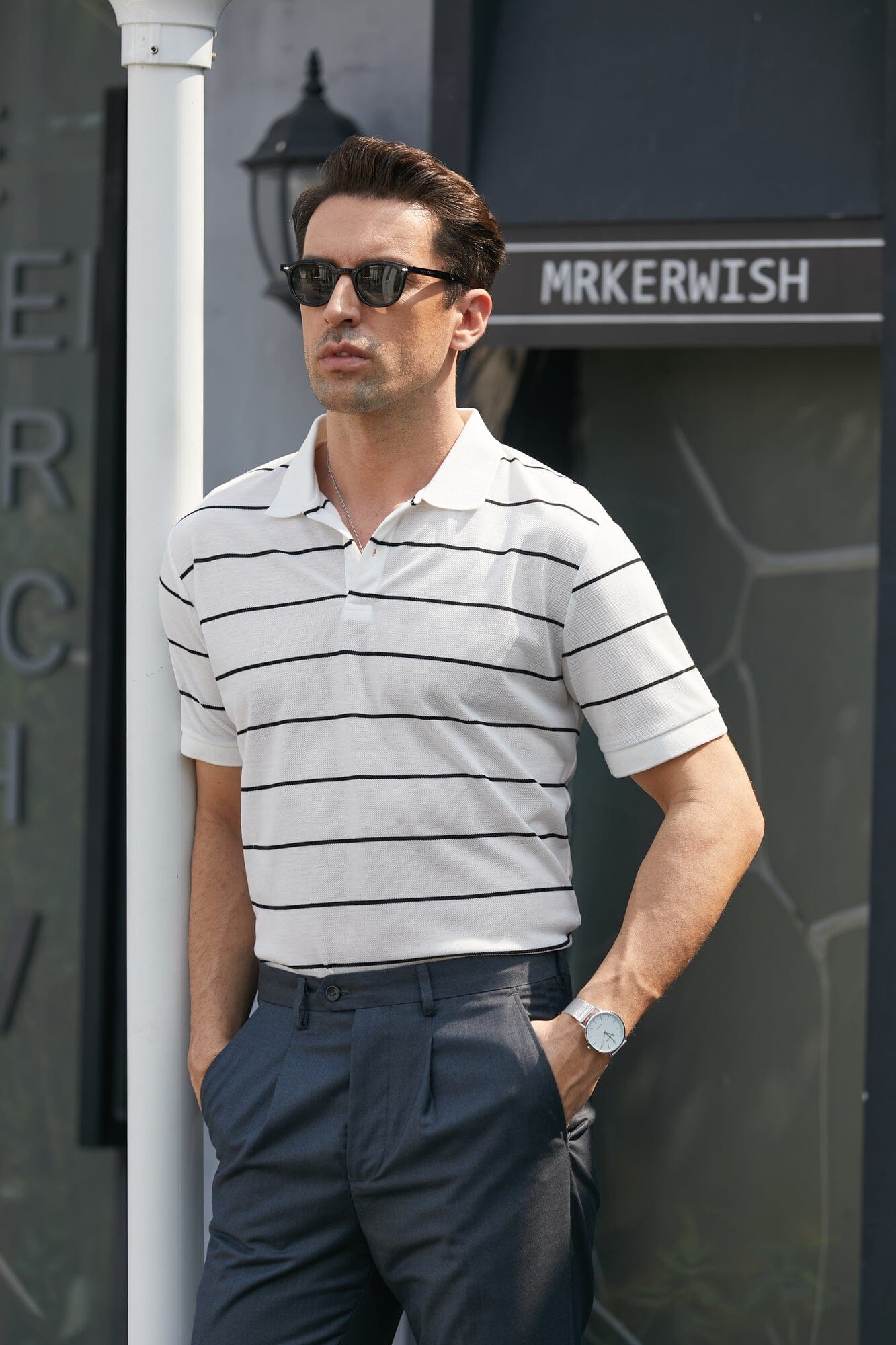 Kurz Ärmel Polo Hemden