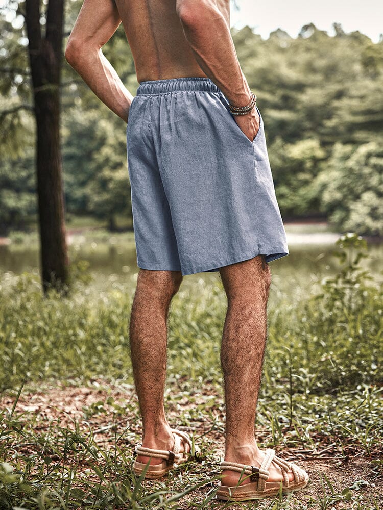 Eco-friendly 100% Leinen Shorts