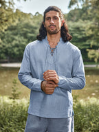 Eco-friendly Baumwolle Leinen Top