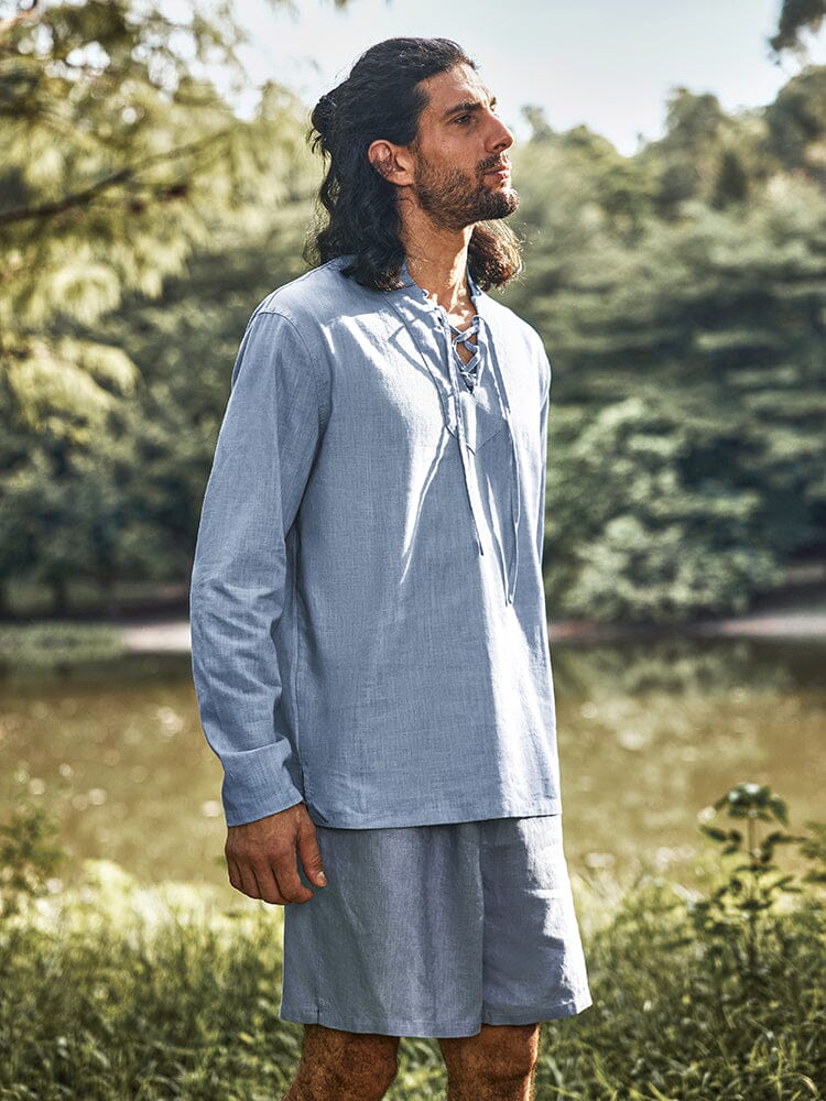Eco-friendly 100% Leinen Shorts
