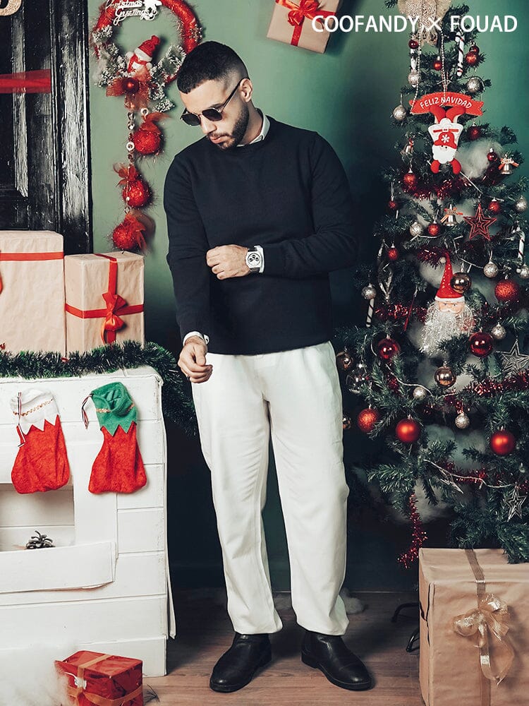 Crew Neck Slim Fit Pullover Strick Pullover