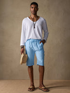 Casual Baumwolle Drawstring Shorts