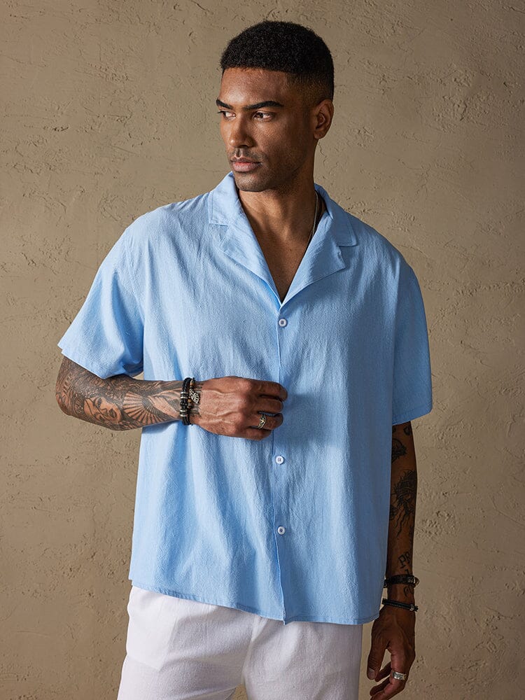 Klassisch Casual Lapel Hemd