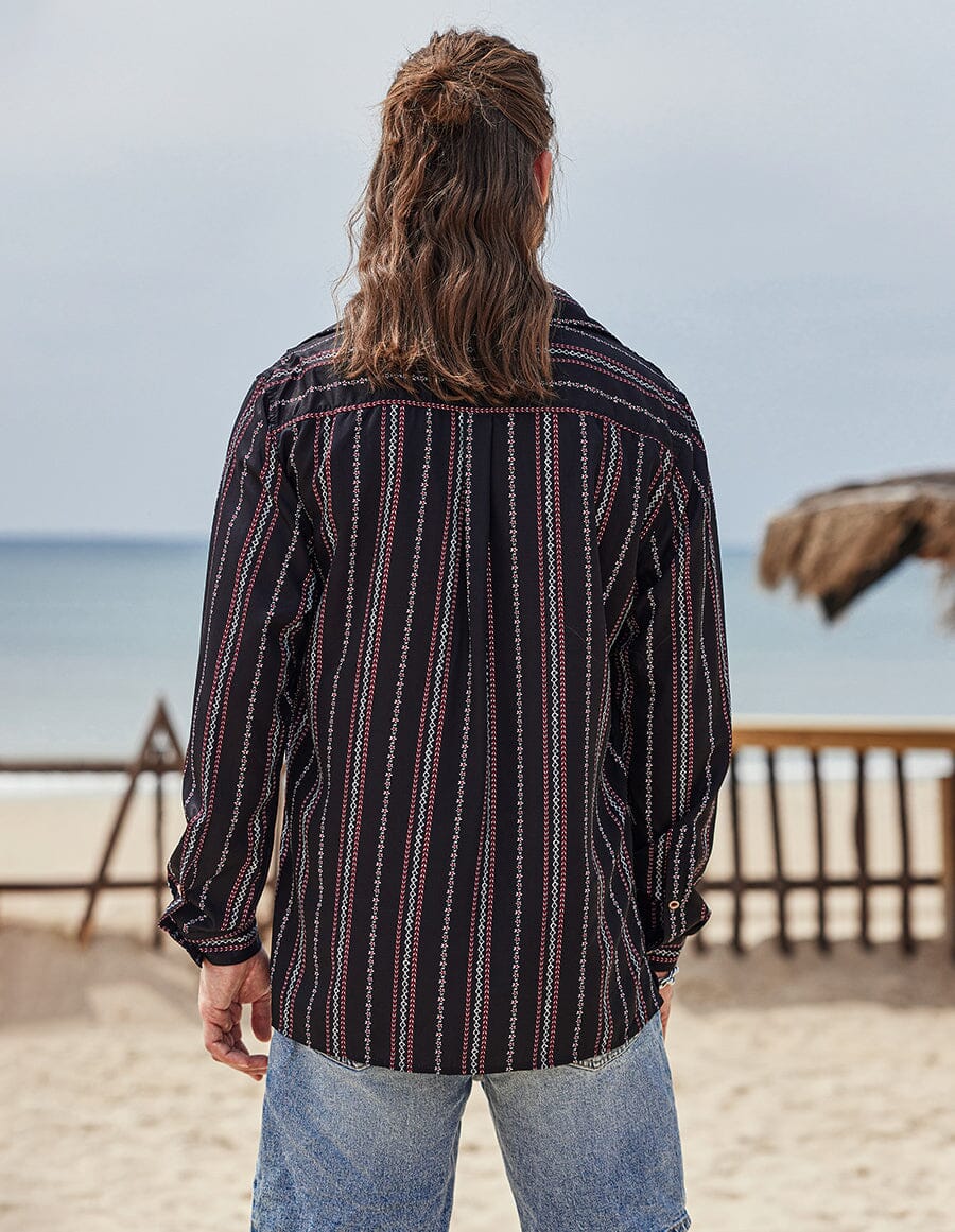 Gestreift Pattern Hemd