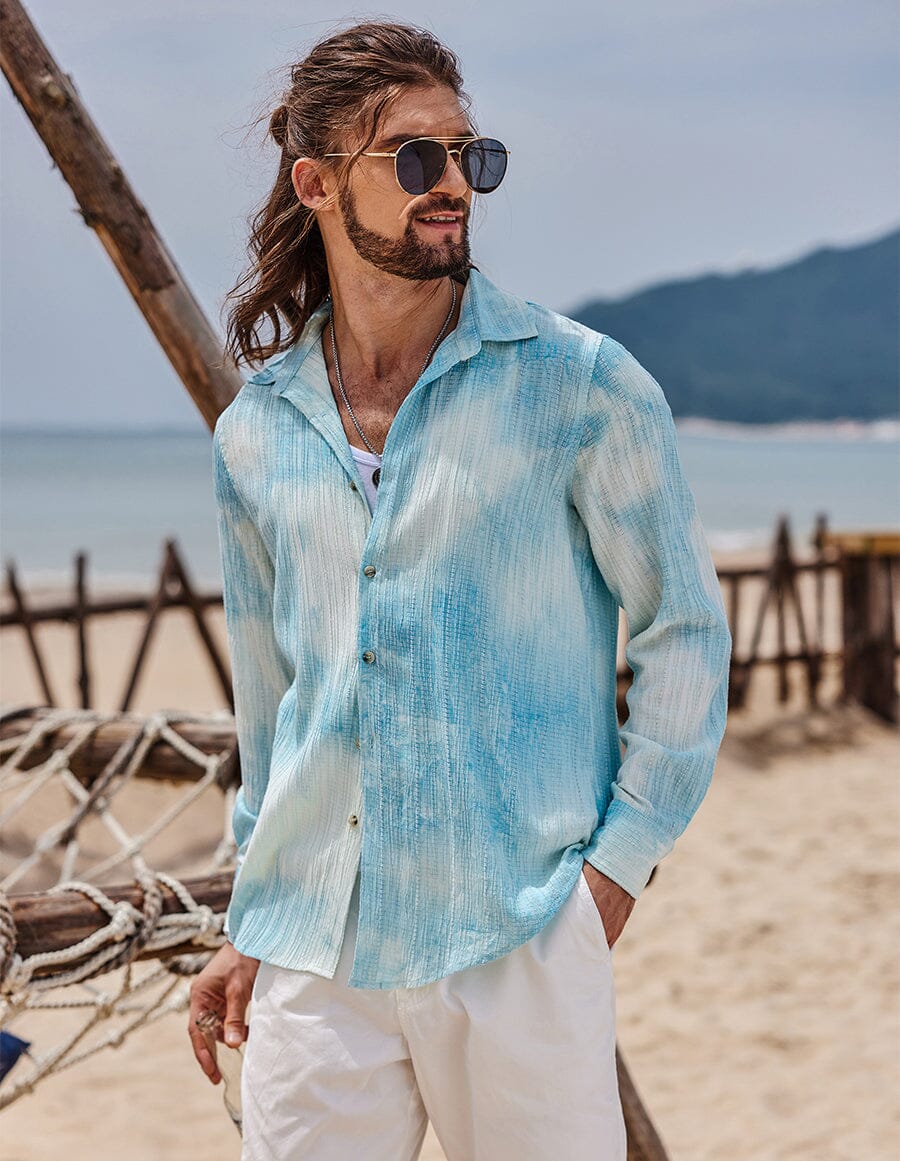 Tie-Dyed Pattern Hemd