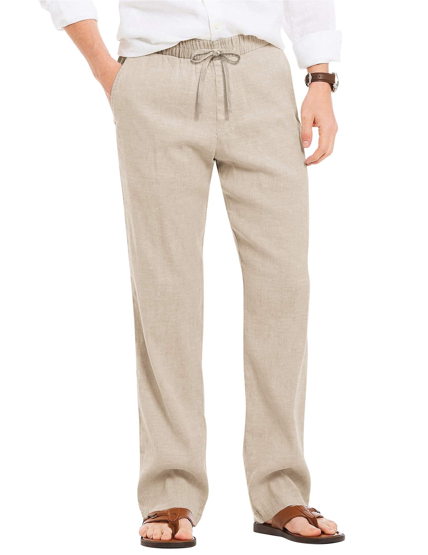 Leinen Stil Strand Yoga Hose