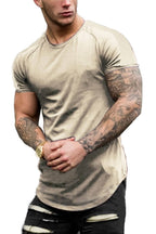 Slim Fit Longline T-Hemd (US Only)