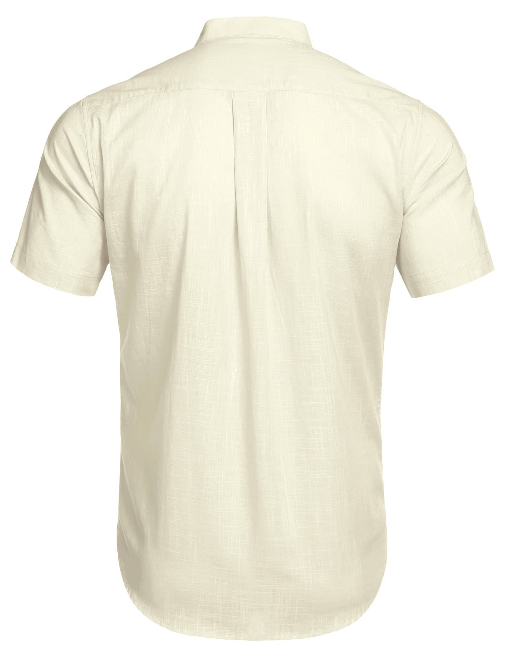 Baumwolle Leinen Stil Hemd Sommer Hemd (US Only)