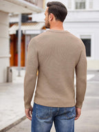 Klassisch Quarter Zip Strick Polo (US Only)