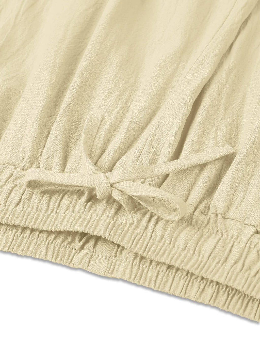 Baumwolle Leinen Stil Lockere Yoga Hose