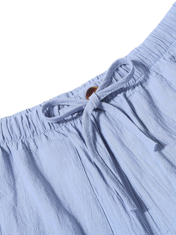 Leinen Stil Yoga Hose With Pockets