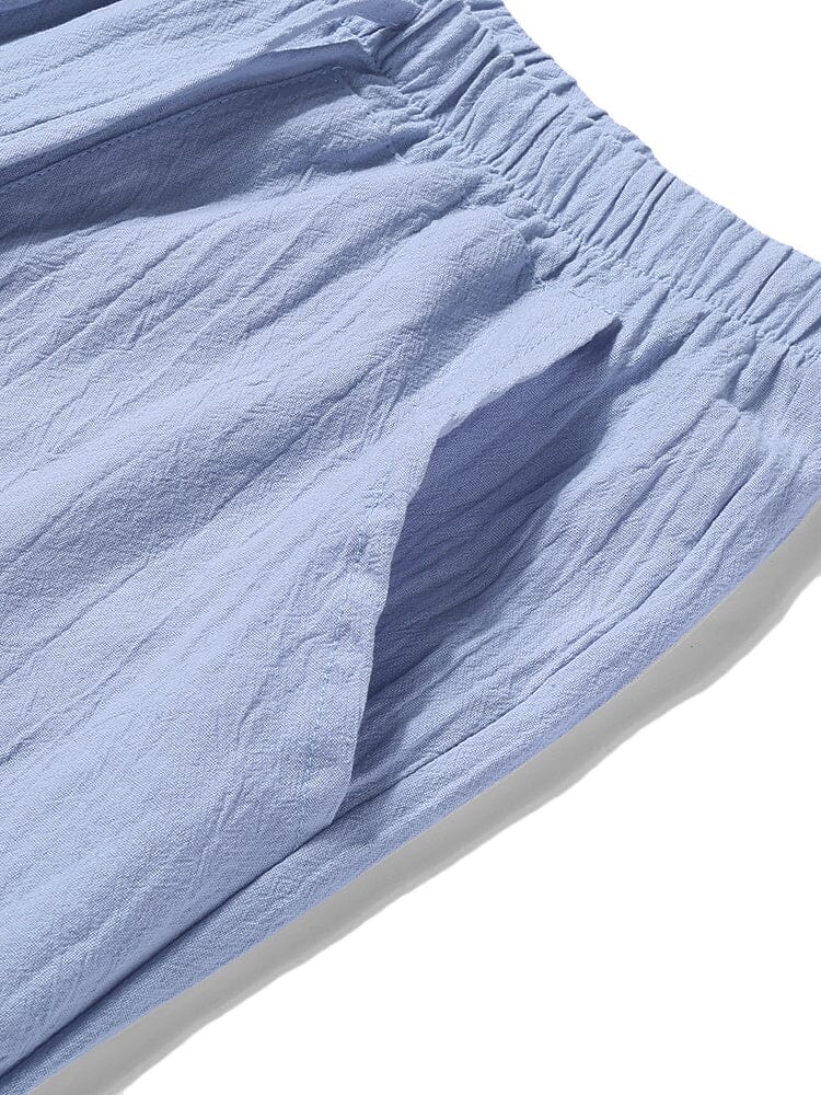 Leinen Stil Yoga Hose With Pockets