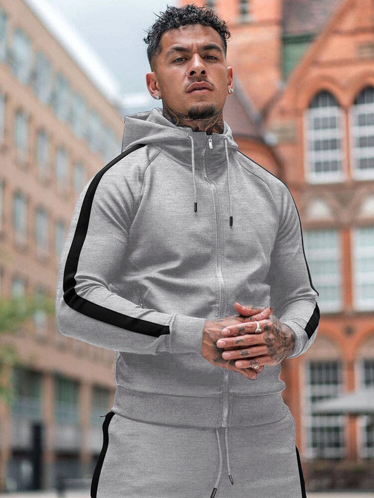 Casual 2-Teil Jogger Trainingsanzug Set
